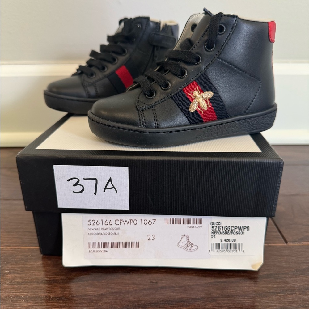 Gucci High Top Sneakers Toddler size 7.5